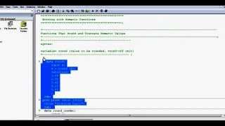 SAS Numeric Functions1 round int truncate [upl. by Akirehc]