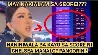 SCORE DAW NI CHELSEA PANOORIN chelseamanalo missuniverse top5 [upl. by Katya296]