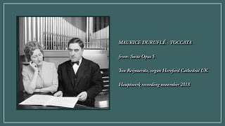 Maurice Duruflé Toccata Ton Reijnaerdts organ [upl. by Korb451]