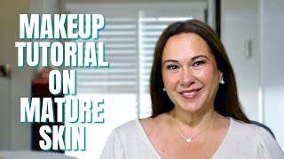 MAKEUP TUTORIAL ON MATURE SKIN [upl. by Ieppet]