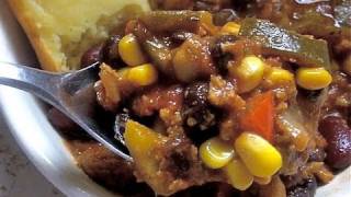 Vegetarian Chili Recipe Soulful amp Full of Flavor [upl. by Mahau287]