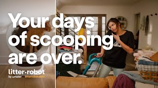 Your Days of Scooping Are Over  Meet LitterRobot 4 30s [upl. by Yesac]