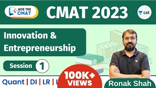 Ace the CMAT 2023  I and E  Session 1  New Batch  Ronak Shah [upl. by Toffey]