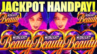 ★JACKPOT HANDPAY★ NEW BLAZING WHEELS  MIDNIGHT BEAUTY Slot Machine AGS [upl. by Eislrahc742]