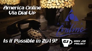 Connecting to AOL Using Dial Up in 2019  Is it possible [upl. by Adniled375]