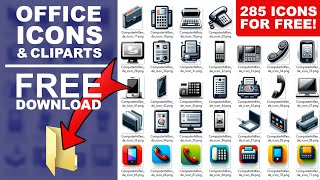 Free Office Icons  Clipart Download [upl. by Brout759]