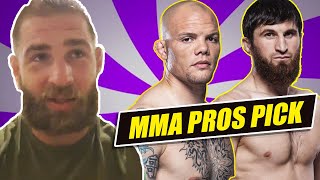 MMA Pros Pick ✅ Anthony Smith vs Magomed Ankalaev  Part 1 👊 UFC 277 [upl. by Notfilc]