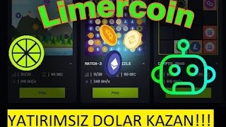 GERÇEKTEN YATIRIMSIZ OYUN OYNAYARAK PARA KAZAN💲🔥OYNA PARA KAZAN💲🔥İNTERNETTEN PARA KAZAN💲🔥LİMERCOİN💲🔥 [upl. by Ahkihs]