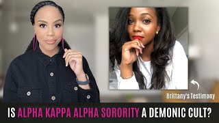 MUST WATCH IS ALPHA KAPPA ALPHA SORORITY A DEMONIC CULT  DENOUNCING ALPHA KAPPA ALPHA SORORITY [upl. by Chere]