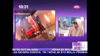 JELENA KARLEUSA  Jutarnji program  RTV Pink 030513 [upl. by Boccaj450]