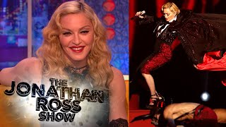 Madonnas Fall At The Brit Awards  The Jonathan Ross Show [upl. by Ayor]