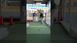 Hole 5 1 Danny vs 8 Wolf Round 1  Mini Golf Playoffs 2 minigolf [upl. by Arracahs]