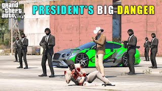 GTA 5  MICHAEL PRESIDENT IN BIG DANGER  BB GAMING [upl. by Inavoj]