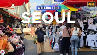 Seoul KOREA  Namdaemun Market Virtual Walking Tour [upl. by Alya]