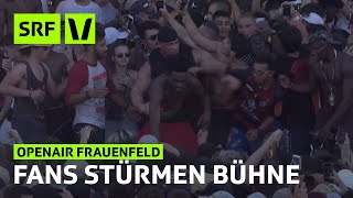 Openair Frauenfeld Fans stürmen Bühne bei Desiigner  Festivalsommer 2017  SRF Virus [upl. by Lala]