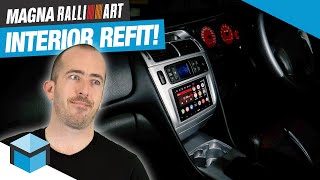 Best Magna Interior Ever Finishing off the Ralliarts dash with NEW OEM Parts [upl. by Eicart328]