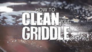 How to Clean a New Blackstone Griddle  Blackstone Products [upl. by Olivette]