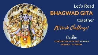 Bhagwad Geeta W8D3 Reading Session [upl. by Tennaj]