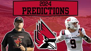 2024 Ball State Football Predictions [upl. by Lyrad]