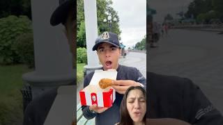 Kfc hilesi food kfc foodie prank streetfood funny gslivefbli comedy [upl. by Leterg]