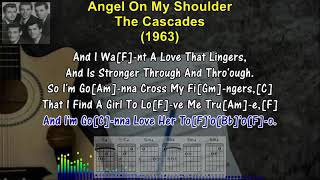 Angel On My Shoulder  The Cascades 1963Karaoke SingALong Lyrics amp Guitar Chords oldies rare [upl. by Mixie]