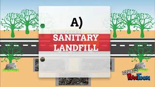 sanitary landfill Animated video [upl. by Bohlen]