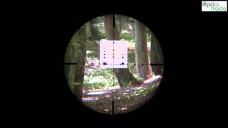 Sightron SIII 1050x60 LR reticle Mil Dot subtensions [upl. by Ambros]