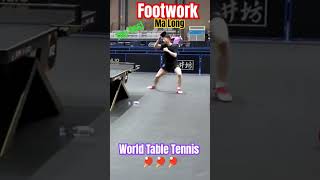 Footwork Ma Long is the best worldtabletennis pingpong tabletennis tenismeja tabletennisplayer [upl. by Ajnat]