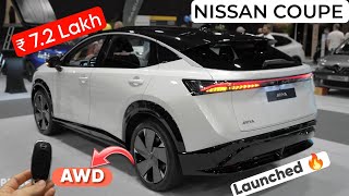 Nissan Launched His Coupe SUV  ₹72 Lakh  Before Tata Curvv  New NISSAN ARIYA AWD COUPE SUV 2024 [upl. by Kosey]