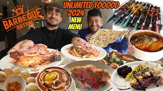 Barbeque Nation 2024 Unlimited Food New Menu with praveensalal  INDIAN BARBEQUE NATION [upl. by Anoif]