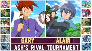 FINAL Gary vs Alain Pokémon SunMoon  Ashs Rival Tournament [upl. by Milda]