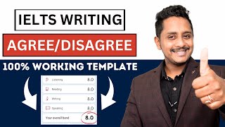 IELTS Writing Agree Disagree 100 Working Templates  Skills IELTS [upl. by Runkle]