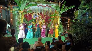 O pillaga venkatesh song dance performance Ontimitta Vinayakachavathi 2024 [upl. by Julissa]