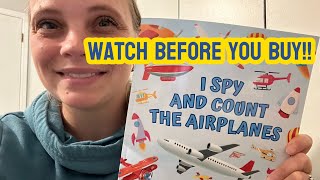 I Spy And Count The Airplanes Book Review [upl. by Anaili]