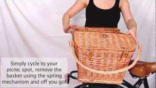 Fast Rider Wicker Picnic Basket [upl. by Niala799]