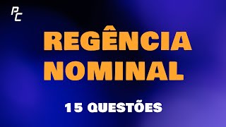 Regência Nominal 15 questões [upl. by Nahte590]