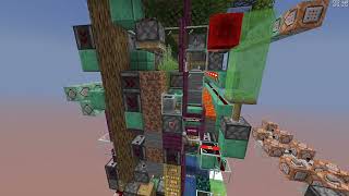 minecraft 121  no tnt  compact rooted dirt farm [upl. by Yukio611]