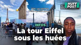 À Paris les touristes qui visitent la capitale avant les JO sont très déçus [upl. by Aernda]