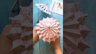 Easy Origami Beautiful Umbrella  Creative idea Craft shorts [upl. by Nylahsoj]