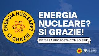 Conferenza stampa quotEnergia Nucleare Si graziequot [upl. by Naujud]