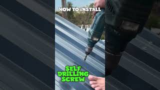 How to install self drilling Screw howtofix self drillingscrew shorts [upl. by Rufina611]