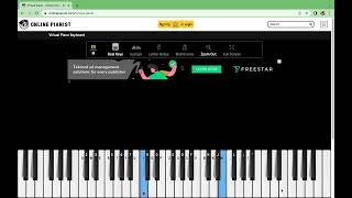 Starting Over Again  Online Pianist [upl. by Anua]