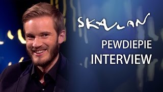 PewDiePie English Interview  quotI sold hot dogsquot  SVTNRKSkavlan [upl. by Otrebmal994]