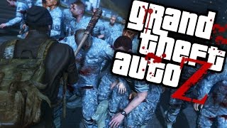 GTA V ZOMBIES  Coletando itens no FORT ZANCUDO e horda de zumbis  Ep12 GTA 5 Survival Zombie MOD [upl. by Noxas396]