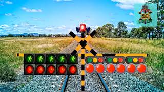 Railroad Crossing Animation 02 [upl. by Aniteb]