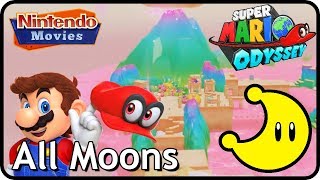 Super Mario Odyssey  Luncheon Kingdom  All Moons in order with timestamps [upl. by Akamahs]