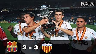 Barcelona 33 Valencia Supercopa de España 1999 [upl. by Gierk]