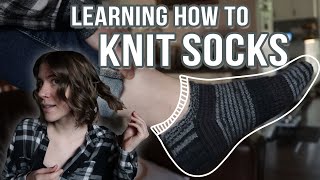 Joining the Sock Knitting Cult amp Chopping Off My Hair [upl. by Karame754]