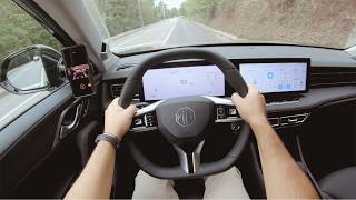 New MG HS 2025 Exclusive 15l 170 hp DCT7 POV Test Drive [upl. by Editha]