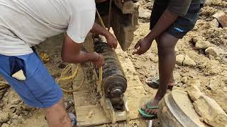 JCB TATA HITACHI track chain piston cylinders repairing work and fixing work process [upl. by Furlong285]